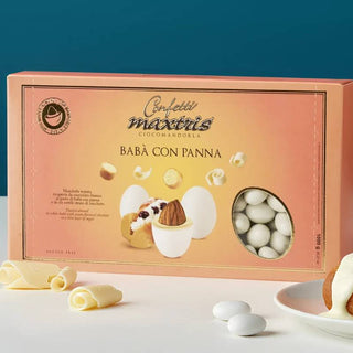 Maxtris Confetti Bianchi Babà con Panna 1 Kg