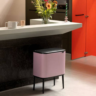 Brabantia Pattumiera Bo Touch 2 Secchi 11+23 Litri Lilac Pink