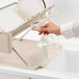 Brabantia Scolapiatti Pieghevole Soft Beige