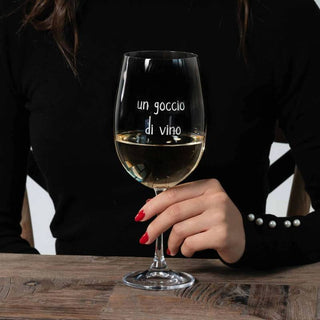 Simple Day Set 2 Calici Un Goccio di Vino 64 cl