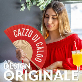 Fisura Ventaglio Cazzo di Caldo in Legno Rosso