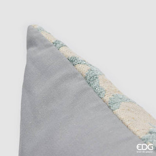 EDG Enzo De Gasperi Cuscino Coralli Quadrato 43x43 cm Celeste
