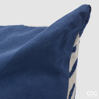 EDG Enzo De Gasperi Cuscino Coralli Quadrato 43x43 cm Blu