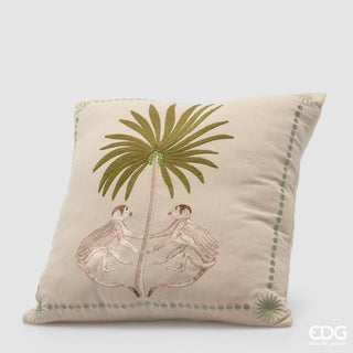 EDG Enzo De Gasperi Cuscino Palma Quadrato 43x43 cm