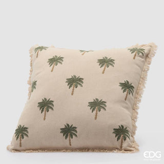 EDG Enzo De Gasperi Cuscino Palme Quadrato 43x43 cm