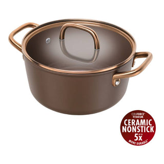 Zwilling Casseruola con Coperchio Milano 24 cm in Alluminio Marrone