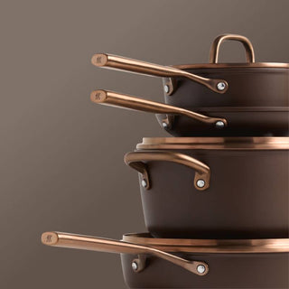 Zwilling Casseruola con Coperchio Milano 24 cm in Alluminio Marrone