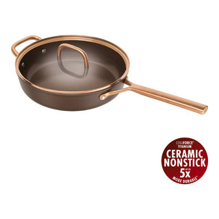Zwilling Tegame con Coperchio Milano 28 cm in Alluminio Marrone