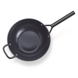 Zwilling Wok con Coperchio Milano 30 cm in Alluminio Nero