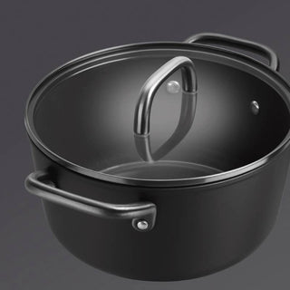 Zwilling Casseruola con Coperchio Milano 24 cm in Alluminio Nero