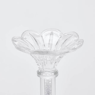 EDG Enzo De Gasperi Portacandela Crystal Fiore H50 cm