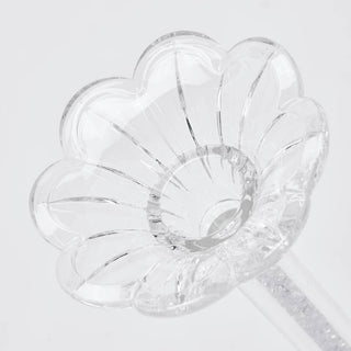 EDG Enzo De Gasperi Portacandela Crystal Fiore H40 cm