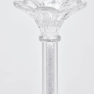 EDG Enzo De Gasperi Portacandela Crystal Fiore H40 cm