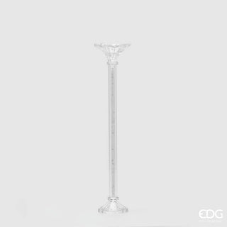 EDG Enzo De Gasperi Portacandela Crystal Fiore H50 cm
