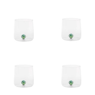 Zafferano Set 4 Tumbler Bilia Candy 44 cl Verde