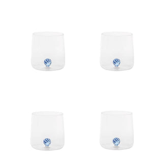 Zafferano Set 4 Tumbler Bilia Candy 44 cl Blu