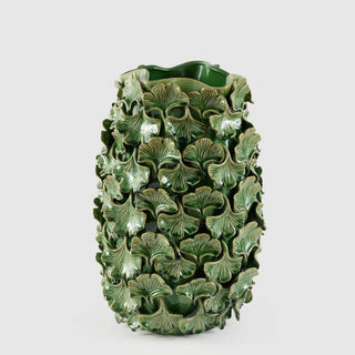 EDG Enzo De Gasperi Vaso Chakra Ginkgo Biloba H45.5 cm Verde