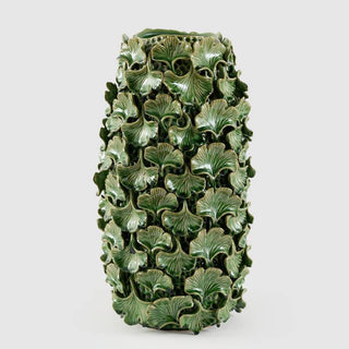 EDG Enzo De Gasperi Vaso Chakra Ginkgo Biloba H51 cm Verde
