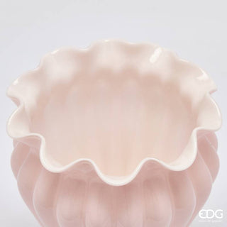 EDG Enzo De Gasperi Vaso Fleur in Vetro H27 cm Rosa