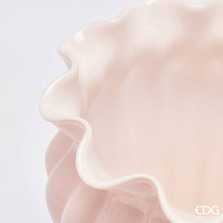 EDG Enzo De Gasperi Vaso Fleur in Vetro H27 cm Rosa