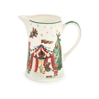 Nuvole di Stoffa Brocca Natalizia Bear Wonderland in Porcellana 620ml