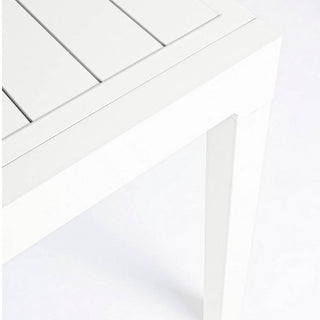 Andrea Bizzotto Tavolo Allungabile Pelagius Alluminio Bianco 135-270x90 cm