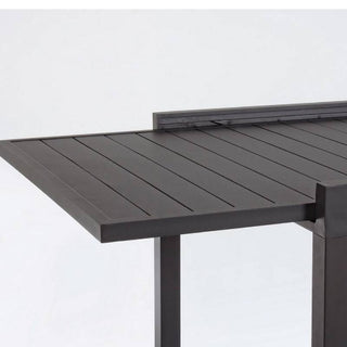 Andrea Bizzotto Tavolo Allungabile Pelagius Alluminio Antracite 135-270x90 cm