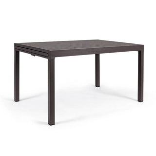 Andrea Bizzotto Tavolo Allungabile Pelagius Alluminio Antracite 135-270x90 cm