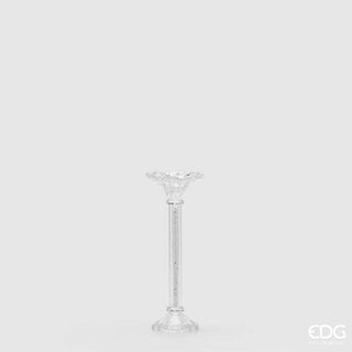 EDG Enzo De Gasperi Portacandela Crystal Fiore H30 cm