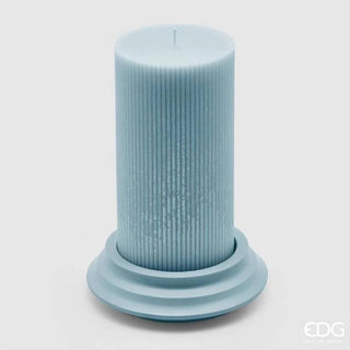 EDG Enzo De Gasperi Candela Dorica H20 D10 cm Celeste