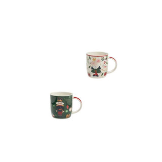Galbiati Set 2 Tazze Mug Soldatino e Topolino 365 ml