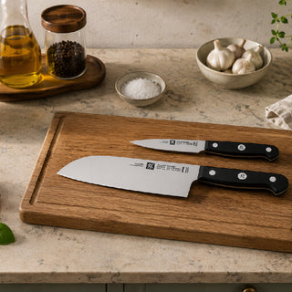 Zwilling 2er-Set Santoku-Küchenmesser und Schälmesser