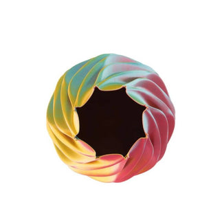 Melaverde Vaso Twist Diamante H21 cm Multicolor