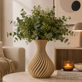 Melaverde Vaso Spirale H26 cm Champagne