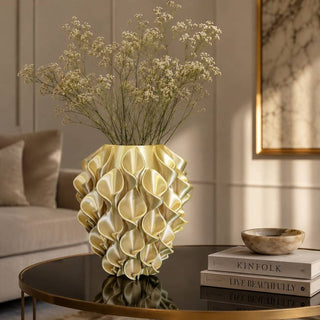 Melaverde Vaso Fiore H25 cm Champagne