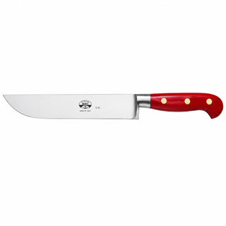 Coltellerie Berti Intero Coltello Arrosto 22 cm Rosso in Acciaio