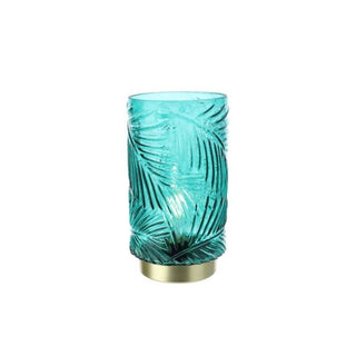 Hervit Lampada Felce in Vetro D11 H20 cm Verde