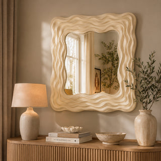 The Black Goose Square Mirror 90x90 cm