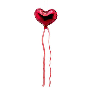 EDG Enzo De Gasperi Palloncino Decorativo Cuore In Vetro H12 cm Rosso