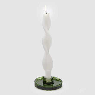 EDG Enzo De Gasperi Portacandela Rigato D10 cm Verde