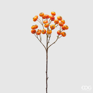 EDG Enzo De Gasperi Ramo Artificiale Bacche H60 cm Arancio