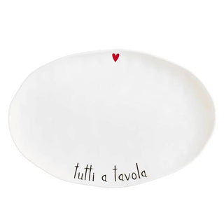 Simple Day Piatto Ovale Tutti a Tavola 36,6 cm