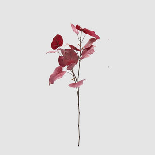 EDG Enzo De Gasperi Ramo di Ficus in Velluto H80 cm Rosa Chiaro