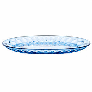 Guzzini Großes ovales Tablett Vanity 45x26,5 cm Hellblau