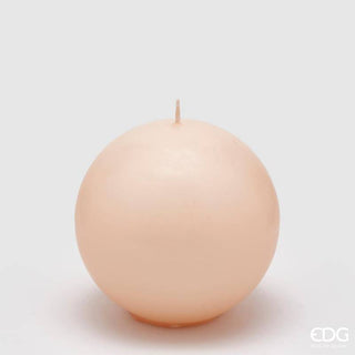 EDG Enzo De Gasperi Candela Classica Sfera Rosa Antico D8 cm