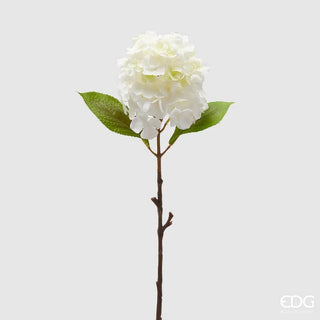 EDG Enzo De Gasperi Ramo Artificiale Ortensia H80 cm Bianco