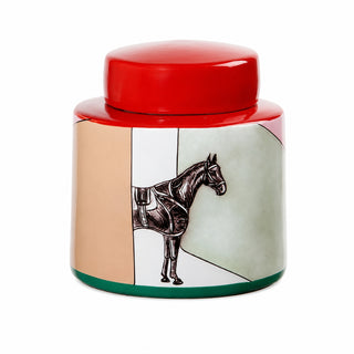 The Black Goose Small Porcelain Jar