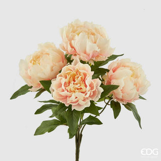 EDG Enzo De Gasperi Bouquet 5 Peonie H48 cm Rosa