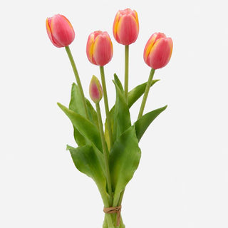 EDG Enzo De Gasperi Bouquet Di Tulipani H40 cm Rosa Sfumato