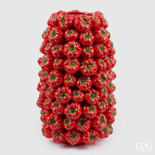EDG Enzo De Gasperi Vaso Chakra Pomodoro H52xD31 cm